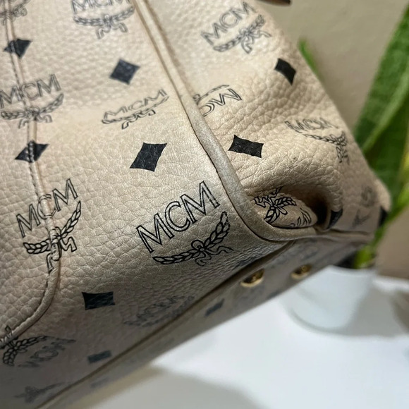 MCM Top-Zip Visetos 2-Way Bag - Picture 5 of 16